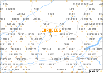 map of Cornoces