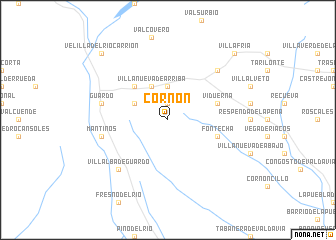 map of Cornón
