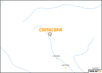 map of Cornucopia