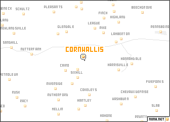 map of Cornwallis