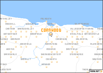 map of Cornwood