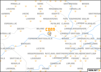 map of Corn