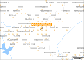 map of Coroadinhas