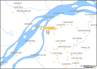 map of Corobal