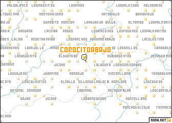 map of Corocito Abajo