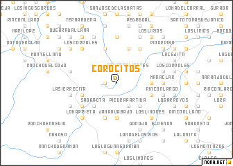 map of Corocitos