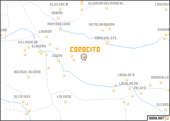 map of Corocito