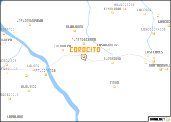 map of Corocito