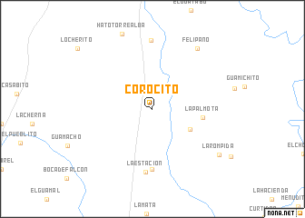 map of Corocito