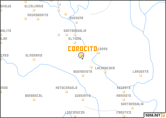 map of Corocito