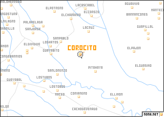 map of Corocito