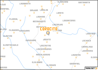 map of Corocito