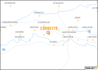 map of Corocito