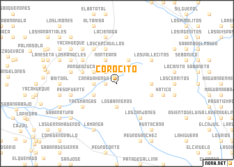 map of Corocito