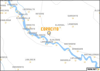 map of Corocito