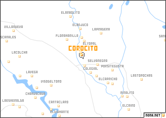 map of Corocito