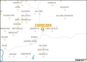 map of Corocoro