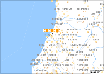 map of Corocor