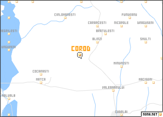 map of Corod