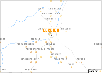 map of Coroico