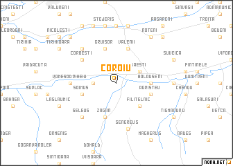 map of Coroiu