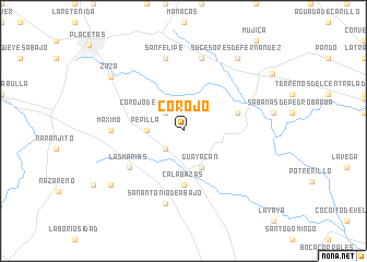 map of Corojo
