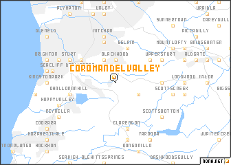 map of Coromandel Valley