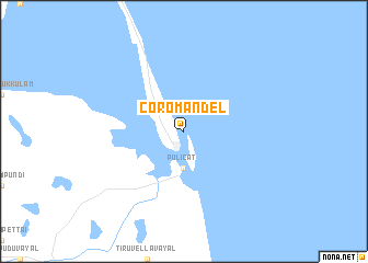 map of Coromandel