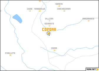 map of Coroma