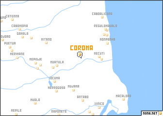 map of Coroma