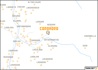 map of Coromoro