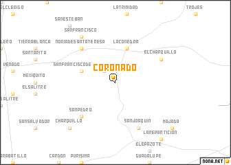 map of Coronado