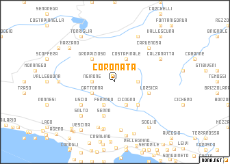 map of Coronata