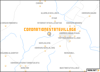 map of Coronation Estate Village