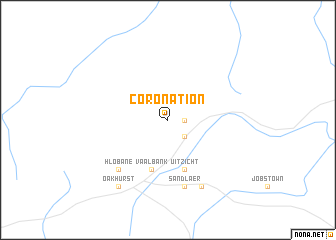 map of Coronation