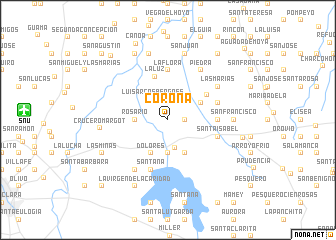 map of Corona