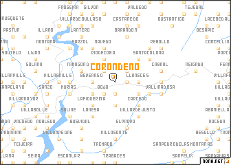 map of Corondeño