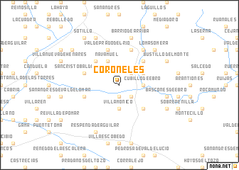 map of Coroneles