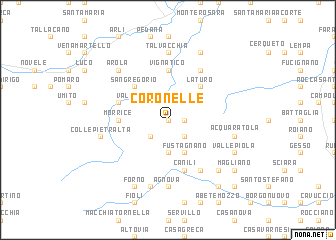 map of Coronelle