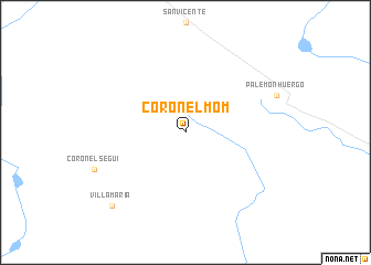 map of Coronel Mom