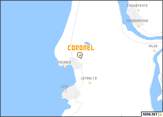 map of Coronel