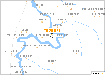 map of Coronel