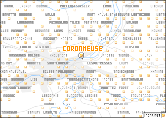map of Coronmeuse