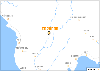 map of Coronon