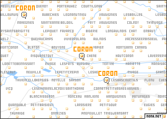 map of Coron