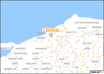 map of Corosol