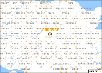 map of Corosse