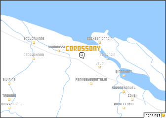 map of Corossony