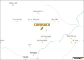 map of Corosuco