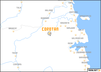 map of Corotan